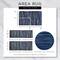 DII® French Blue Combo Stripe Hand-Loomed Rug, 2ft. x 3ft.